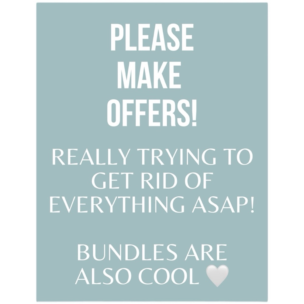 Offers of any kind are welcome ☺️